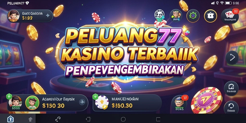 Tampilan gameplay PELUANG77 yang menarik dan interaktif dalam dunia Kasino.
