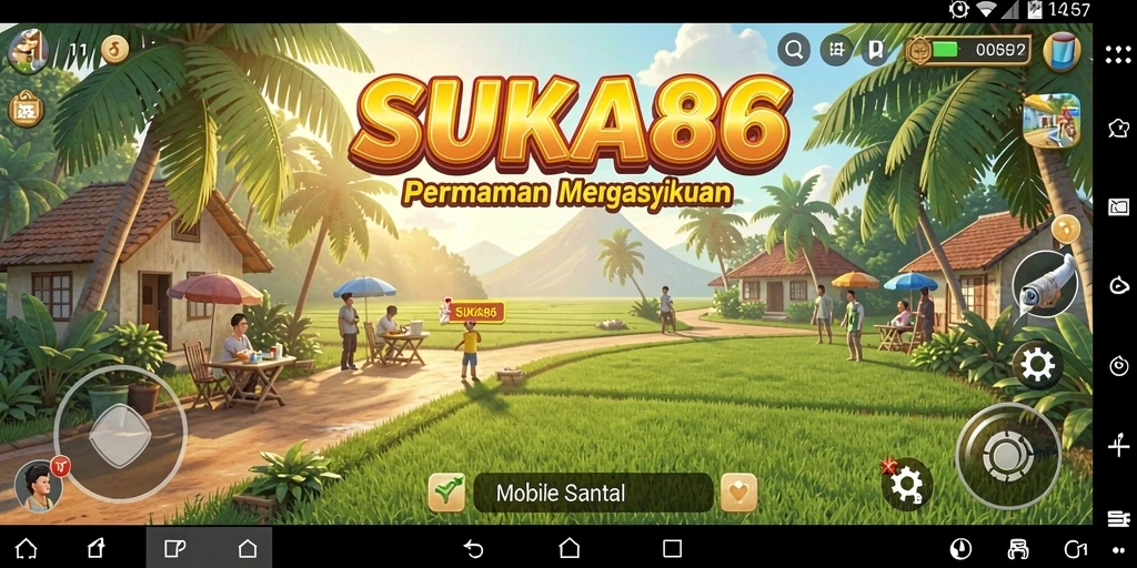 Tampilan utama gameplay SUKA86 yang menarik dan menyenangkan.
